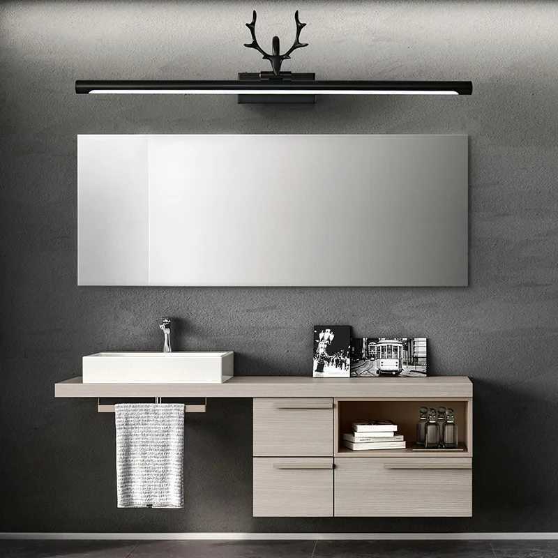 Europe Modern Iron Stainless Vanity Mirror Led Light Brushed Gold Hotel Bathroom Vanity Light Fixture LED Bathroom Wall Lamp C251124