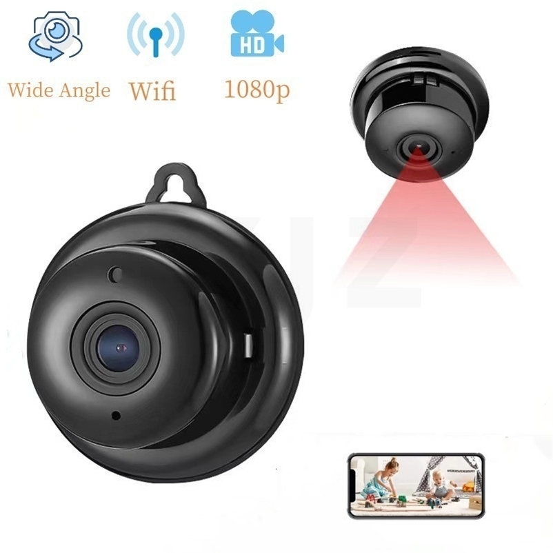 Mini Cameras V380 Pro Camera Wifi HD Wide Angle IP Night Vision Security Micro Camcorde Home Smart CCTV Motion Detection Video DVR Cam 230830bj