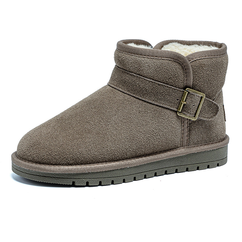 Various styles Winter Warm Fleece Lined Short Boots Cotton Shoes Unisex 2025 New Anti Slip Soft Sole Comfortable Puffy Cotton Shoes Men Women Size 35-