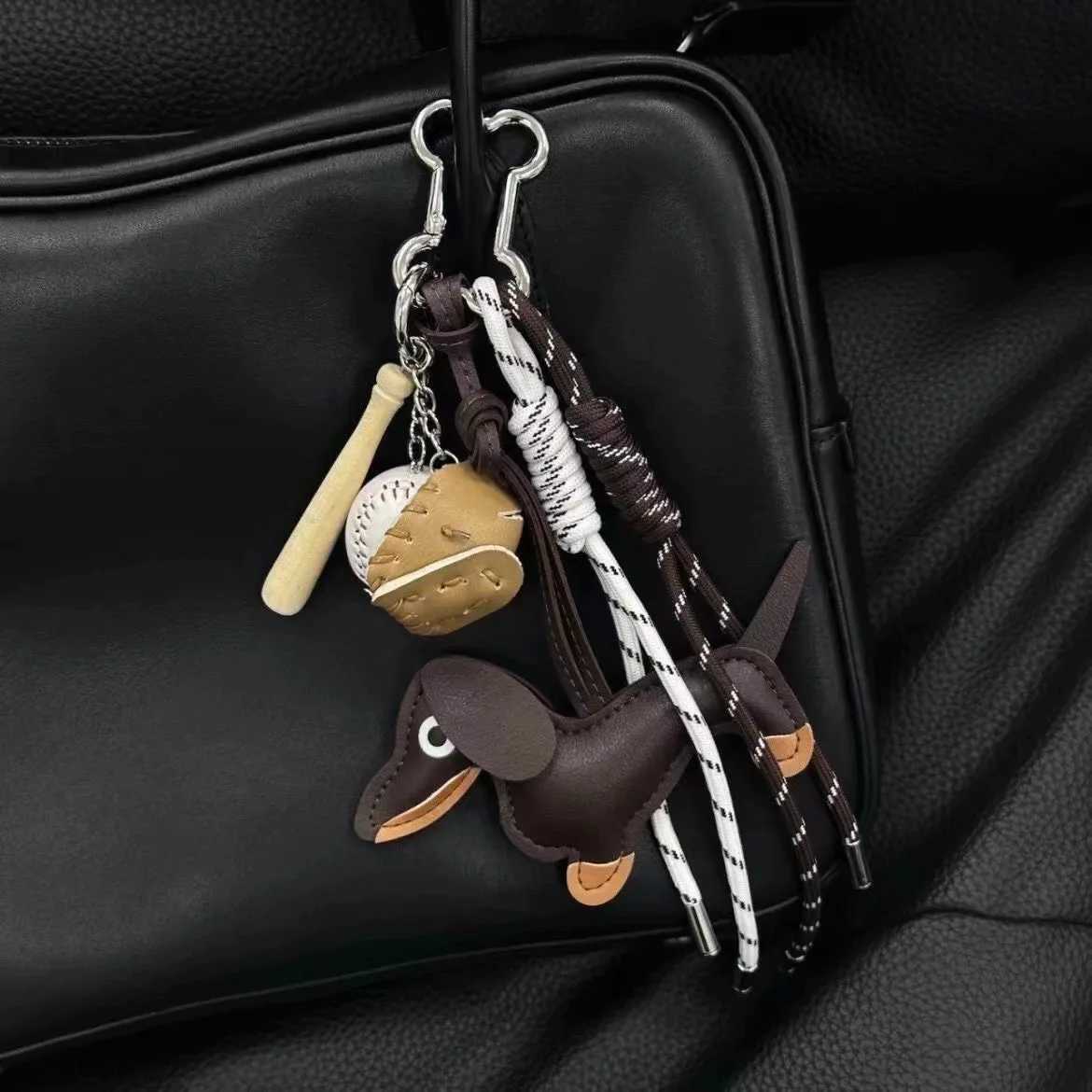 Bags Pendant HandBags Parts Accessories Rope Charm Keychain Cartoon Pattern Accessories D250923