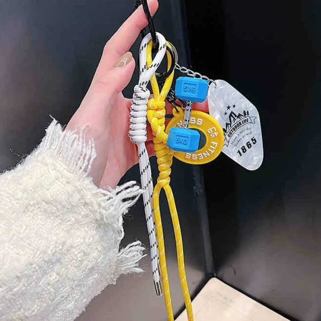 Fitness Gym Sports Bag Charm Ball Keychain Rope Charm for Handbag Backpack Purse Wallet Women Girl Fashion Athlete D250923