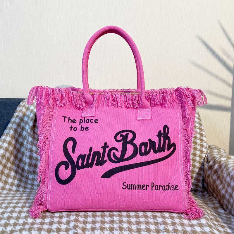 European and American autumn and winter womens towel bag solid color handmade tassel artistic words shoulder bag 241114