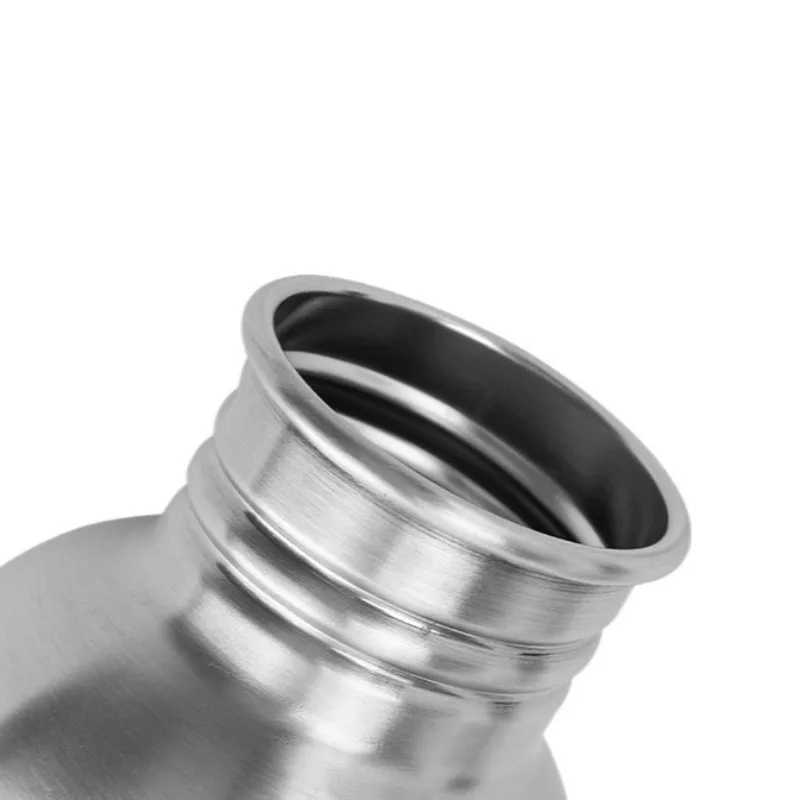 Stainless Steel Water Bottle 1 Liter Drink Bottle for Sport Outdoor Camping Hiking Gym Kettle 500 750 1000ml Water Bottles J250923