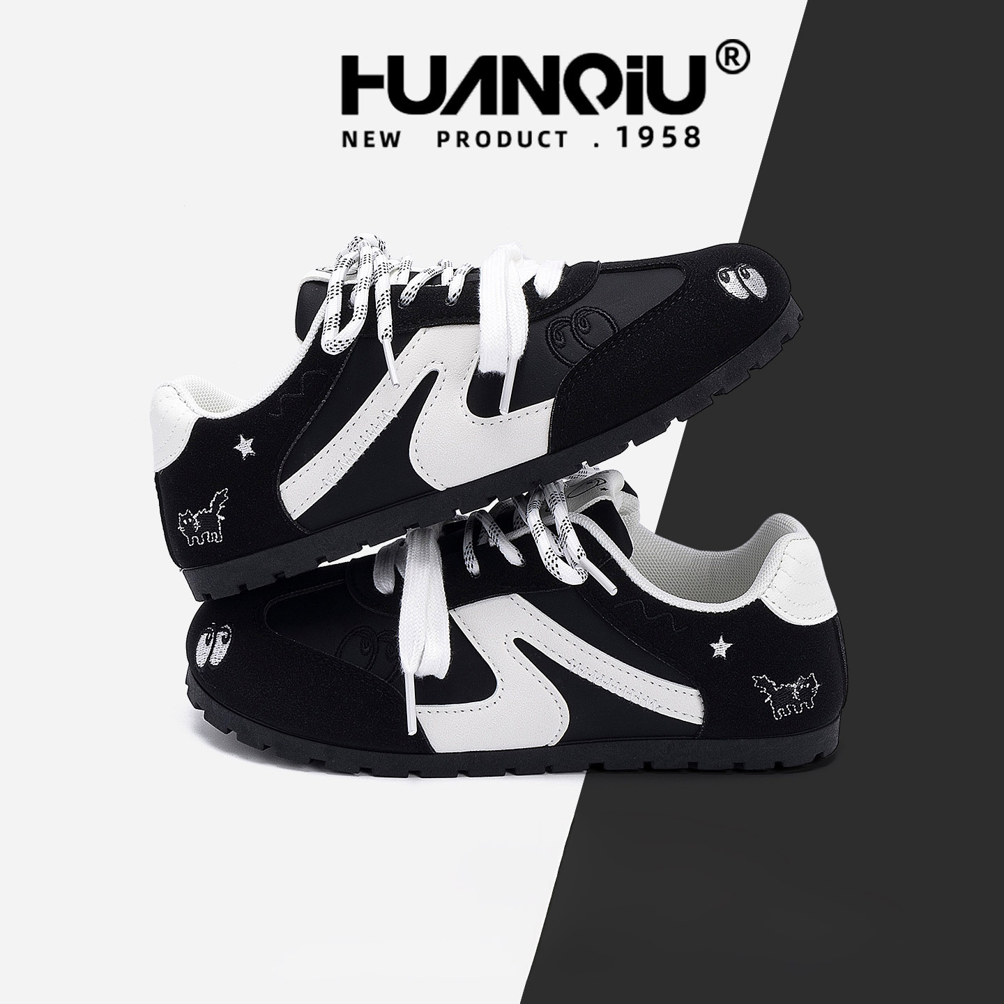 HUAN QIU Free shipping Designer Casual Shoes Lightweight women shoes breathable board shoes casual shoes luxurious fashion