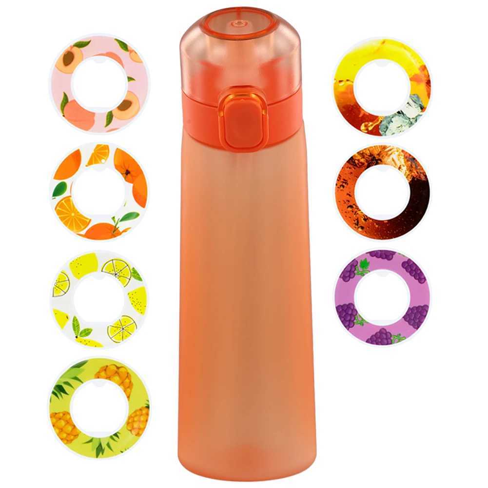 650ML Flavored Water Bottle Scent Up Water Cup 7 Fruit Fragrance Pods Water Cup With Straw Leak Proof for Outdoor Sports J250923
