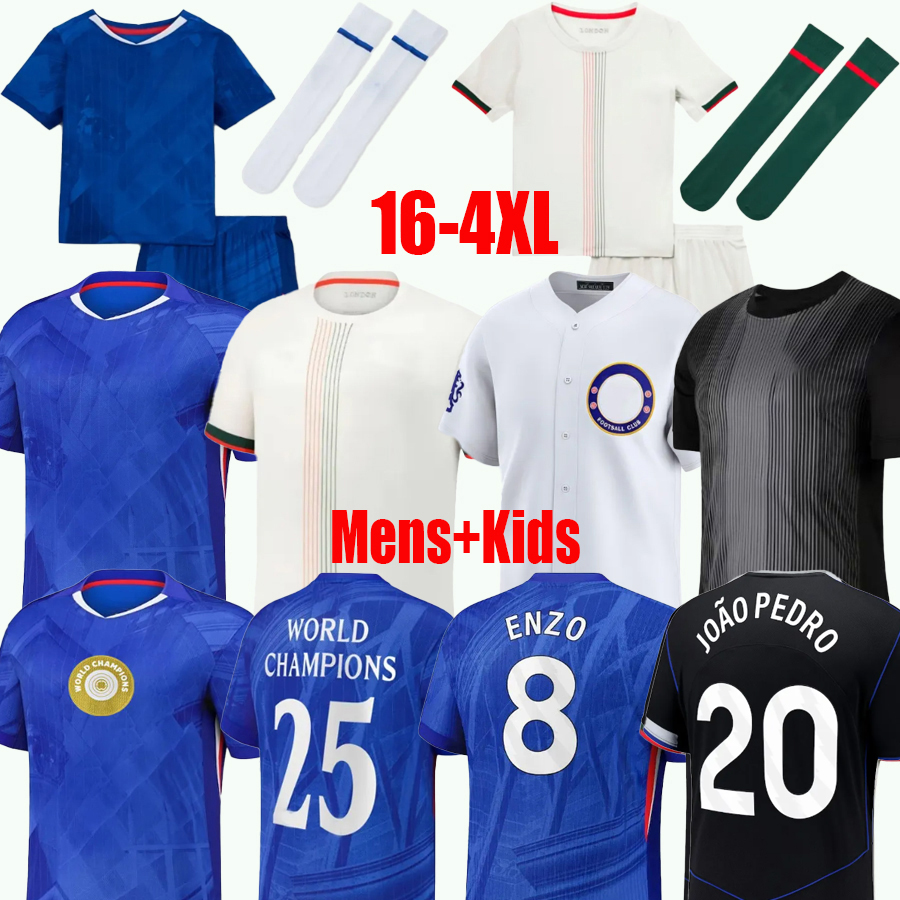 chelseaa 25 26 ENZO NETO DELAP 25 26 cfc PALMER Jackson soccer jerseys Garnacho Disasi Fernandez Mudryk JAMES 2025 2026 Pre Match Top football shirt set