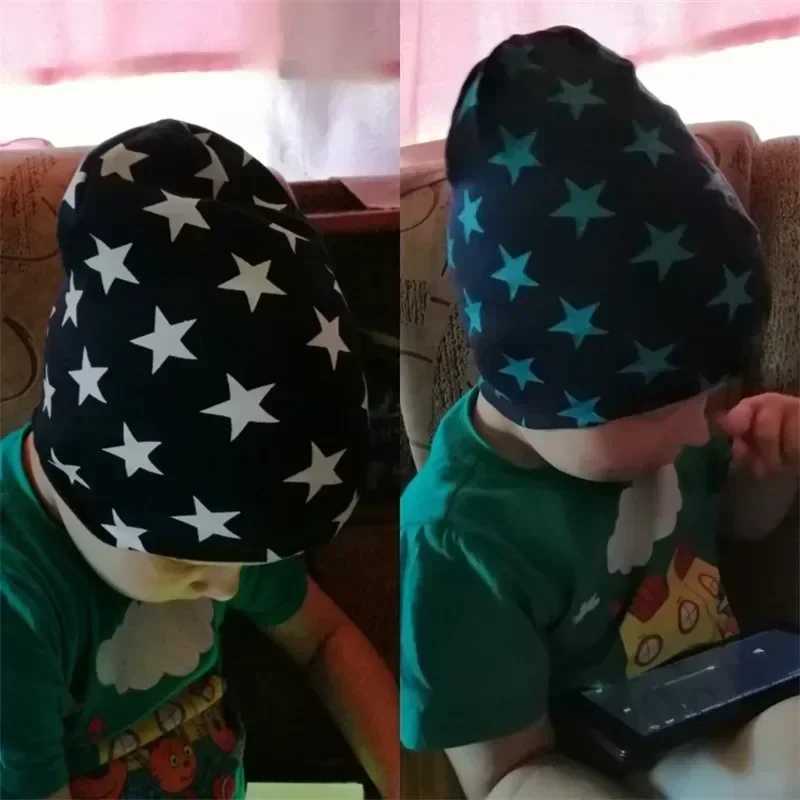 Baby Street Dance Hip Hop Hat Star Baby Boys Hat Toddler Girls Beanie Cap Spring Autumn Winter Knitted Baby Cap Toddler Hex Cap Z251029