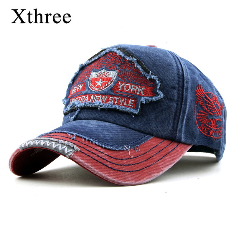 Xthree Cotton Fasion Leisure Baseball Cap Hat for Men Casquette Womens Bone Gorras Homme Wholesale Accessories 240103