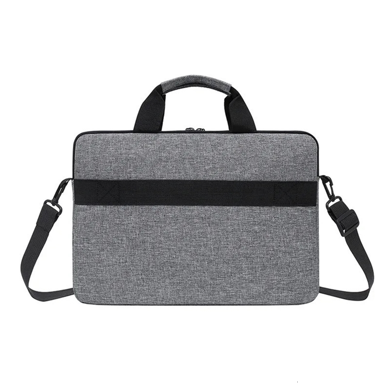 Laptop Carrying Case fits for 13-15-Inch Laptop and Tablet Shoulder Strap Durable Water-Repellent Fabric Business Casual School 240528