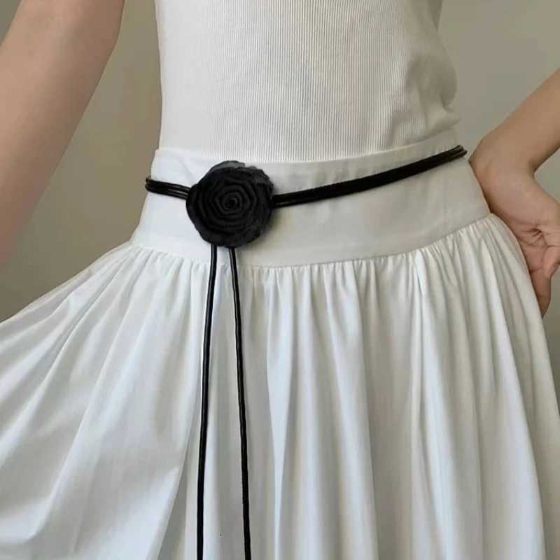 Fashion Melad ethnic style belt womens design sense woven decoration versatile waist rope retro niche fashion slimming belt D250923