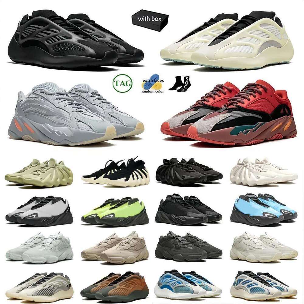 YZ shoe Free delivery 700 sneakers designer running shoes 700s mens women Triple Black Mauve Fade Carbon chaussure Cream Stone outdoor sports trainers ce top233