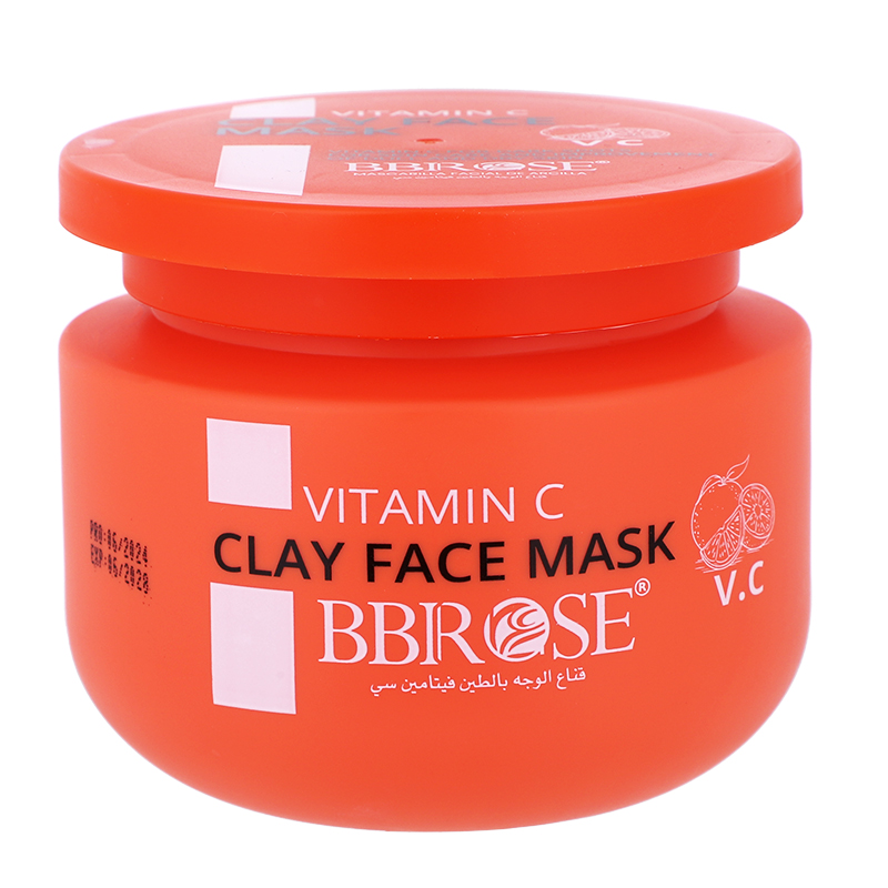 BBROSE Clay Face Mask, Collagen/Vitamin C/Aloe Vera, Deep Cleanse & Purify Skin