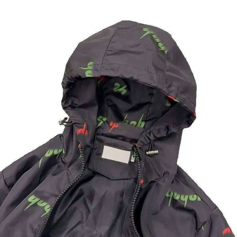 Spring childrens tracksuit autumn new kids letter hooded jacket baby stormcoat trendy casual boys girls clothing Three piece set CSD2410075-