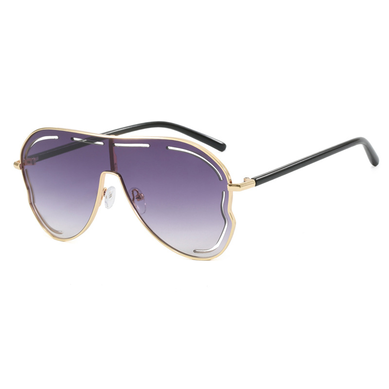 Oversized Retro One-Piece Sunglasses Women Men Fashion Trend 2025 Influencer Style