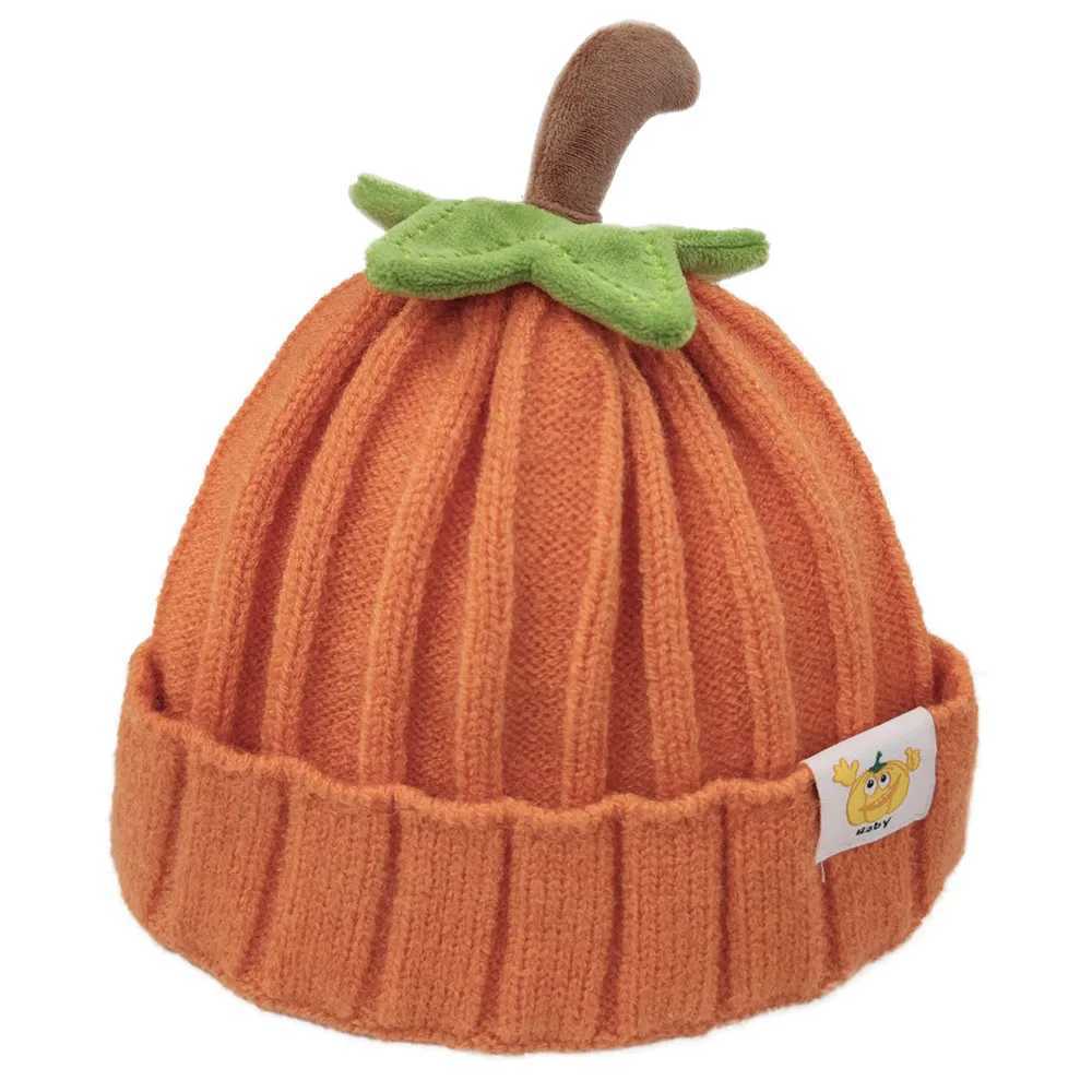 Winter Thick Knitted Beanie Hat for Infant Kids Toddler Boys Girls Soft Warm Cute Christmas Pumpkin Cap Z251029