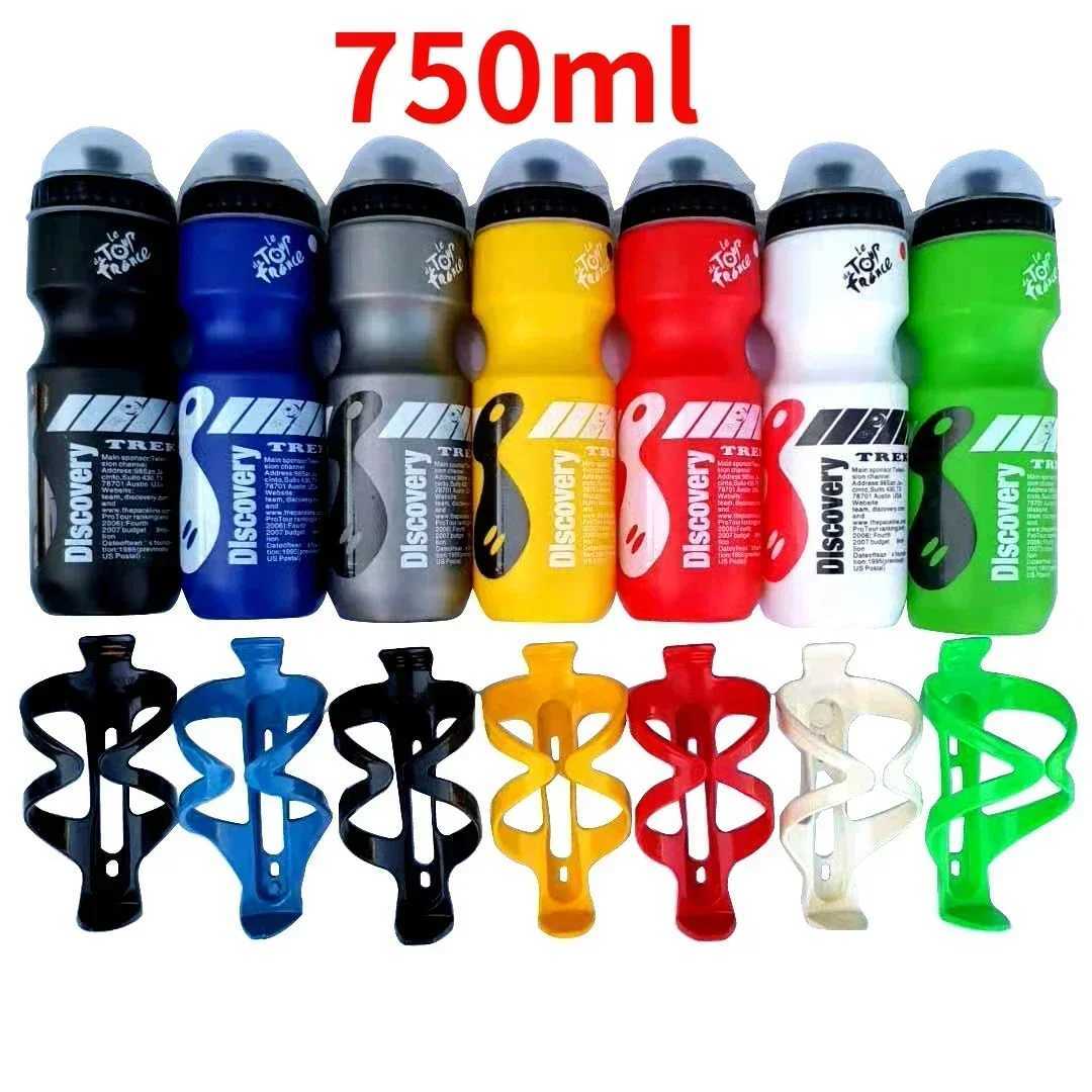 Bicycle Mountain Bike Sports Water Bottle with Water Bottle Bracket Outdoor Sports Camping Beverage Cup Portable Water Bottle J250923