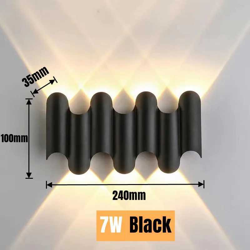 Led Wall Lamp Outdoor Waterproof Up And Down Luminous Lighting Garden Decoration AC85265or Wall Lamps Living Room Porch Outdoor C251124