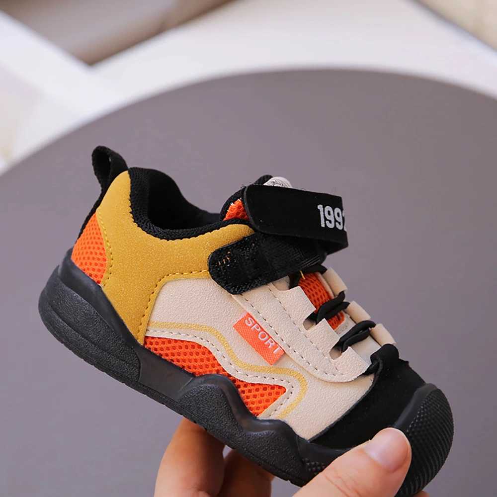 PU Leather Sport Shoes For Children 2025 Designers Baby Boys Girls Sneakers Ergonomics Antislippery Toddler Kids Sneakers J2510271