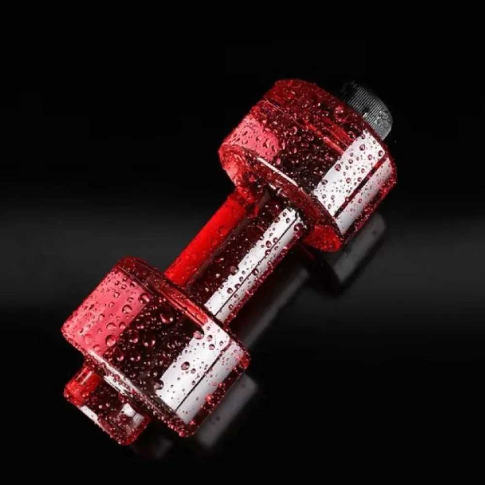 550ml Dumbbell Shaped Sport Water Bottle Kettle PET Outdoor Unbreakable Fitness Cycling Gym Leakproof Water Cup J250923