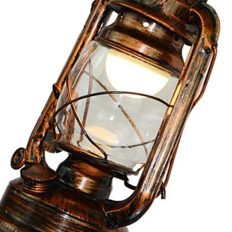 2025 New Vintage LED Wall Lamp Barn Lantern Retro Kerosene Wall Light European Antique Style C251124
