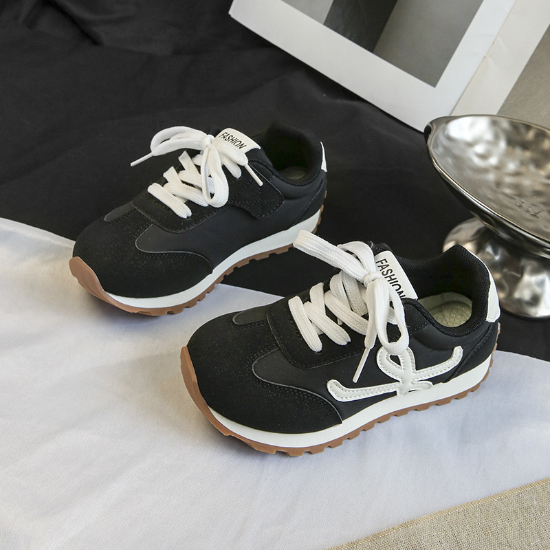 2025 Autumn New Boys' and Girls' Same Soft Bottom Comfortable Sports and Leisure Shoes Versatile Fashion Children's Shoes with Multiple