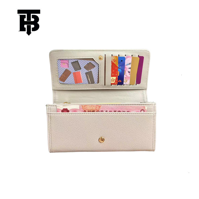 TB BHULAMTE Free Shipping New Designer Bag 2025 High-quality Trendy Casual Wallet Fashionable And Simple Style Four Grid Design Long Women's Wall