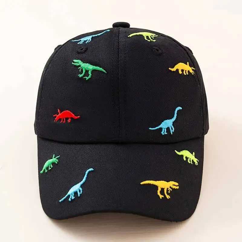 Kids Baseball Cap Dinosaur Embroidery Children Girls Boys Sun Hat Spring Summer Outdoor Adjustable Visor Baby Cap Z251029