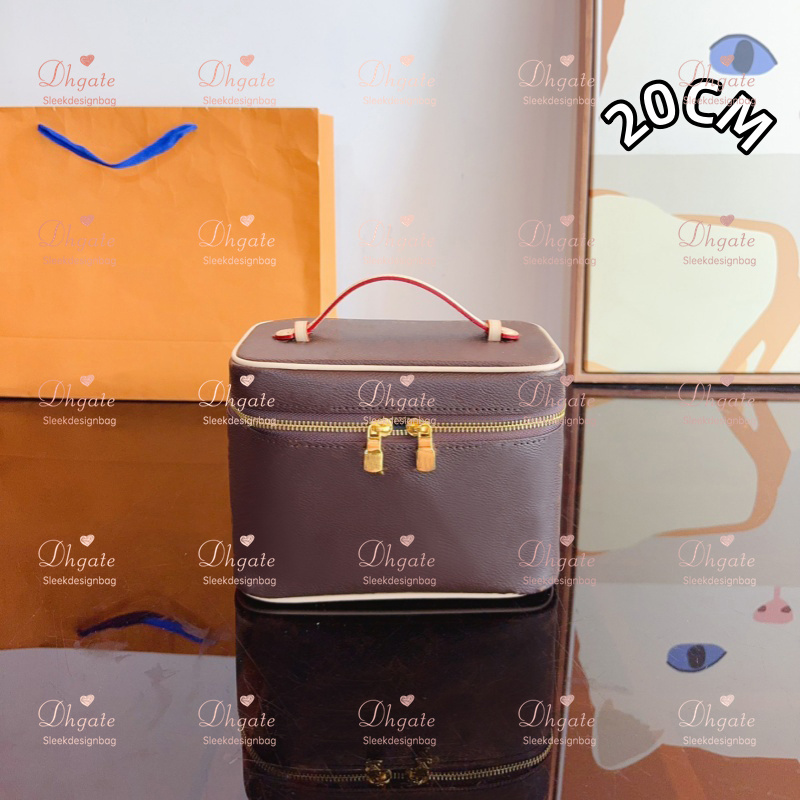 Designer Vanity Bag Women Leather Nice Mini Cosmetic Cases Totes toiletry Luxury Shoulder Bags Crossbody Handbag large makeup bag Top Quality Purses