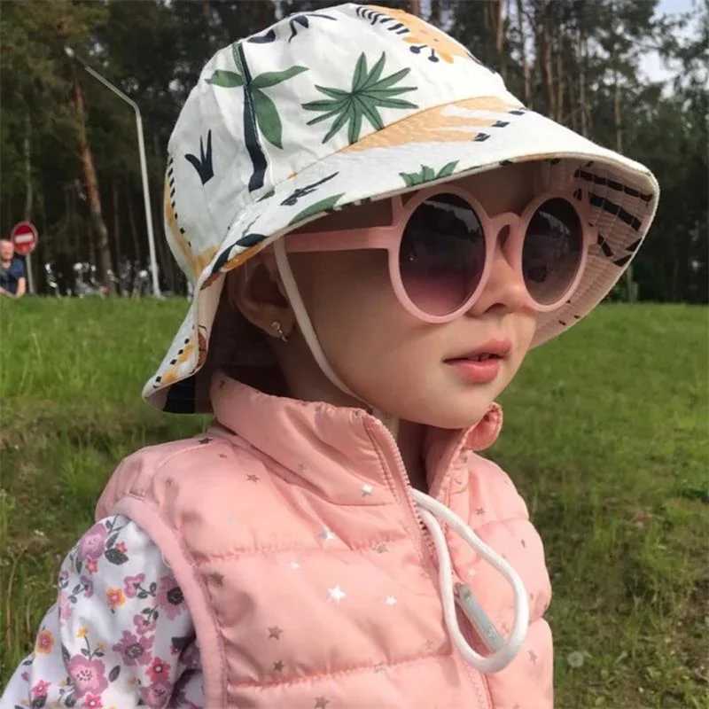 Summer Panama Baby Girls Hat Autumn Cartoon Boys Fisherman Hat Baby Sun Hat Outdoor UV Bucket Hat for Kids Toddler Bonnets Z251029