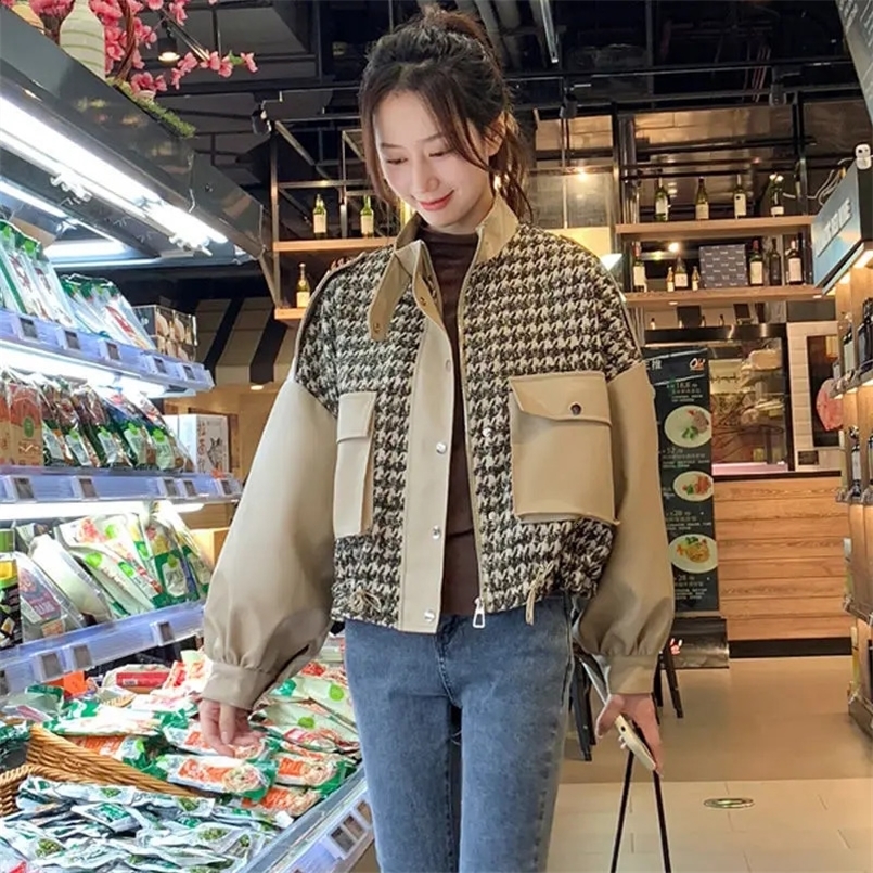 Short Baseball Jacket Woman Crop Trend er Fashion Female Clothing Winter Coat for Women Autumn Clothes Bomber 240827