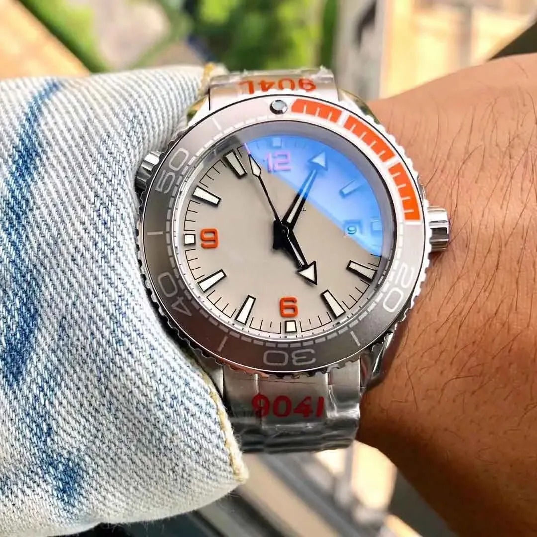 U1 Top AAA Ceramaic Bezel 600m Sea Men Mens chronograph Watch Luminous Relogio Luxury Sports Ocean Automatic Watches Movement Mechanical Swiss Master 