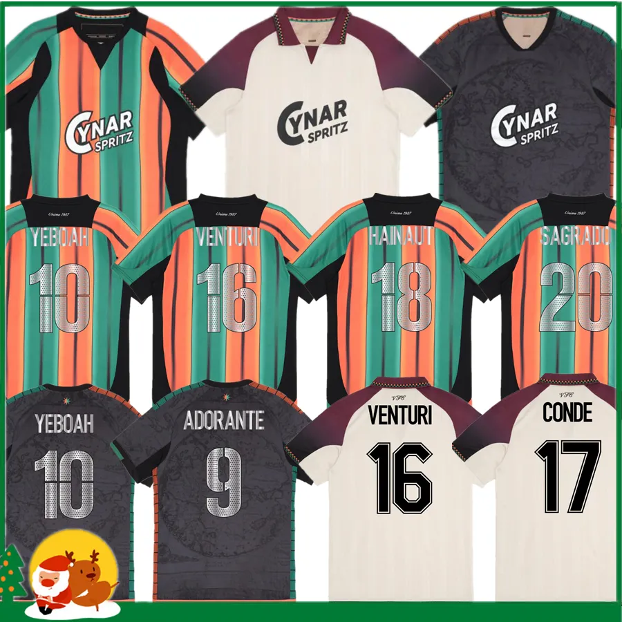 2025 Venezia fc soccer Jerseys FC 2026 Black jersey football shirt Jersey de Venezia kit goalkeeper maglie calcio Venezia jersey 25 26
