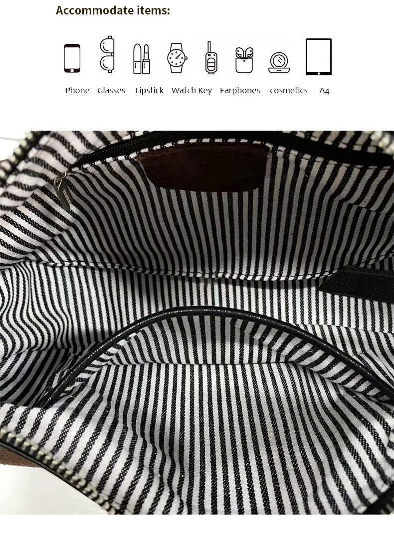 2025 AW Vintage Matte Nubuck Underarm Crossbody Bag Womens Luxurious Shoulder Purse for Autumn Winter J251025