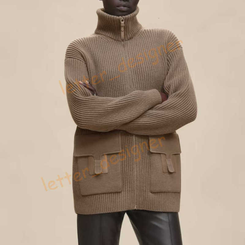 Designer Women's Jackets 25Ss Autumn Winter Classic H Pattern Decorated Pocket Wool Knitted Jacket Runway cardigan sweaters for women size SML