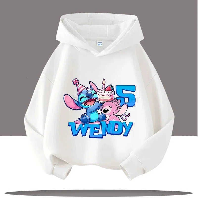 Disney Gender-neutral Childrens Hoody by Stylish Stitch Pattern Ideal for Seasonal Wear H251119
