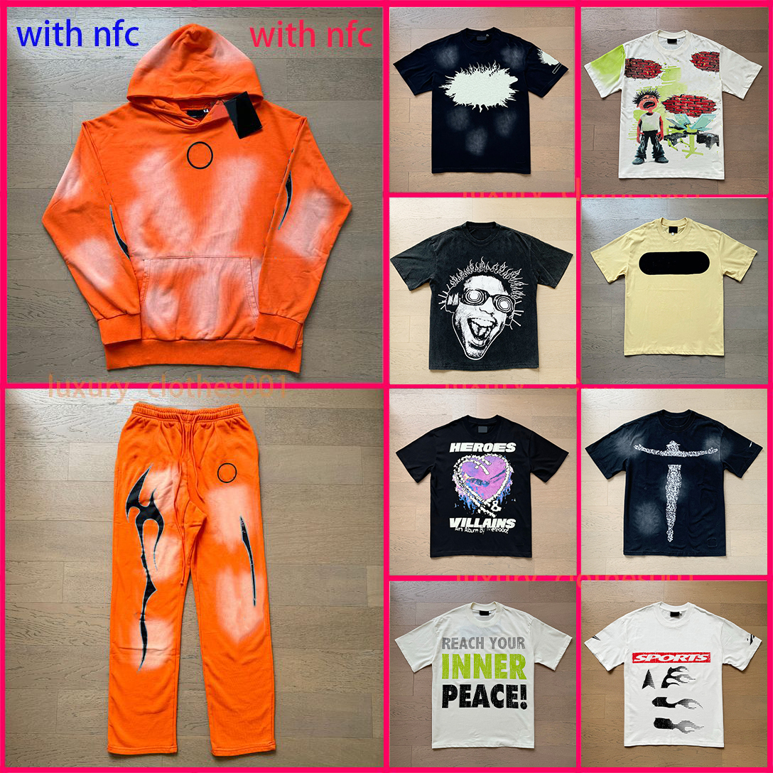 mens designer t shirt NFC graphic tees sport shorts Hip Hop short sets tracksuit unisex tops high street retro women t-shirts eur size s-xl 2al6