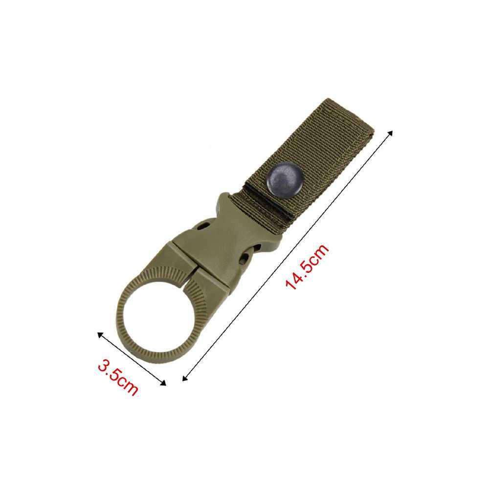 Outdoor Waterbottle buckle hook Nylon Webbing Buckle Hook Climb Carabiner Belt Backpack Hanger Camp Water Bottle Holder Clip J250923