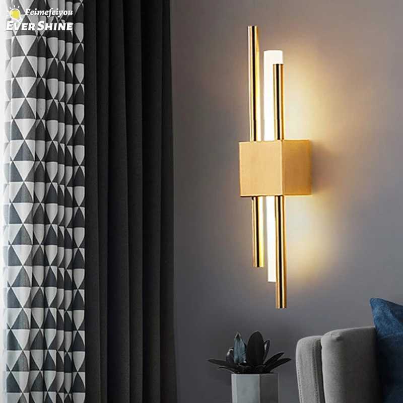 Modern LED Wall Lamp Indoor Lighting Bathroom Wall Sconces Light Fixture Living Room Corridor Bedroom Decoration Wall Lights C251124