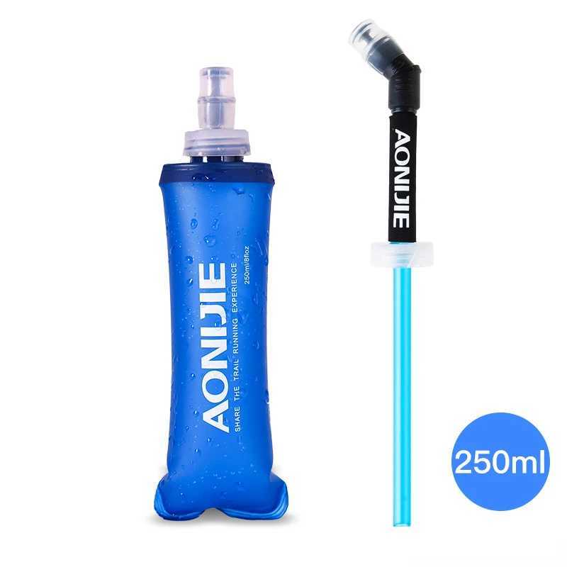 AONIJIE 250ml 500ml Soft Flask Folding Collapsible Water Bottle TPU BPAFree For Running Hydration Pack Waist Bag Vest SD09 SD10 J250923