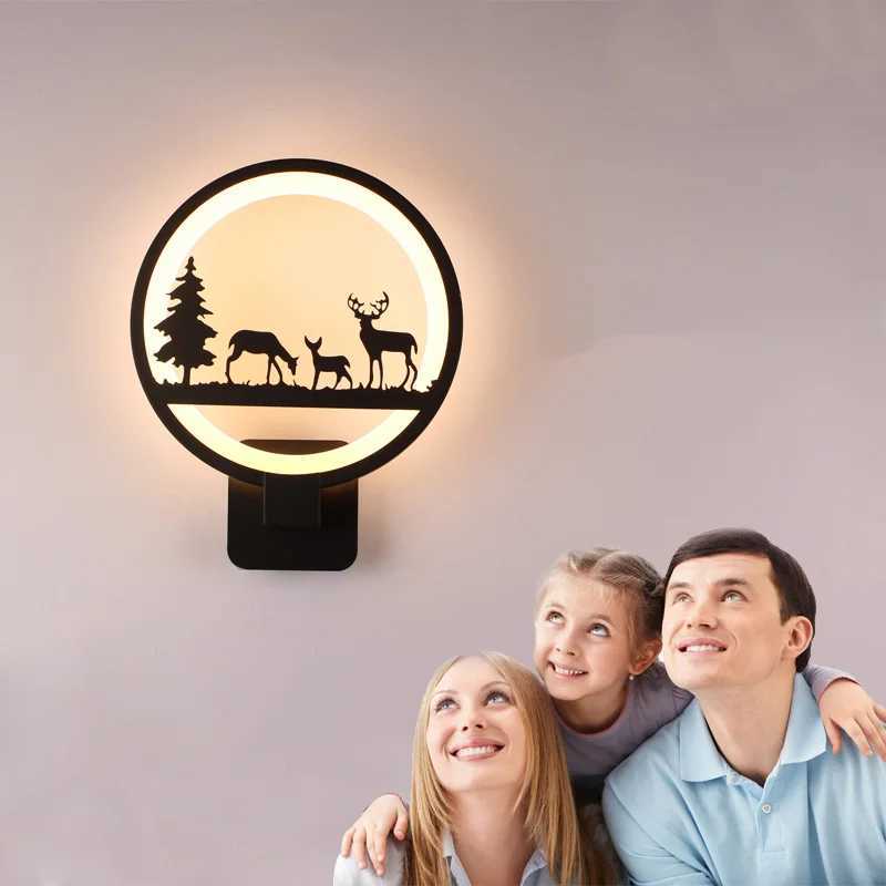 15W LED Wall Lamp Modern Creative Bedroom Wall Light Indoor Living Room Dining Room Corridor Lighting Decoration C251124