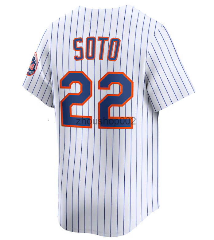 Custom Juan Soto Pete Alonso mets Alvarez Jersey Francisco Lindor Brandon Nimmo Edwin Diaz Jeff McNeil Kodai Senga Baseball Men Women Youth