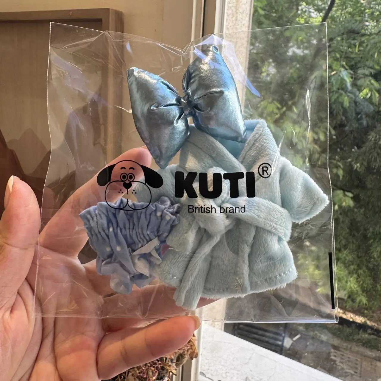 Plush Pajama with Bow and Pants Set for Labubu Bathrobe for V1v2v3 Labubu Doll DIY Clothing Accessories C250924