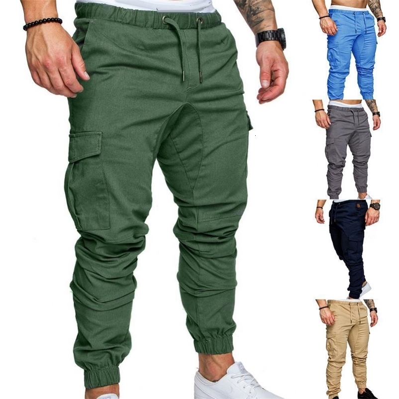 Men's Pants 50% Men's Casual Jogging Pants Solid Color Pocket Pants Sports Pants Men's Trousers Street Hip Halen Jogging Pants 230504