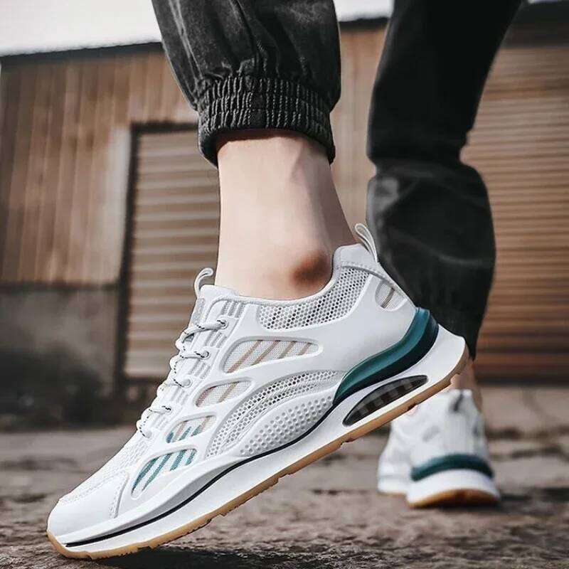 2024 Hot Selling Latest Fashion Men's Sneakers Light Wear Resistant Anti Slip Running Casual White Shoes for Men