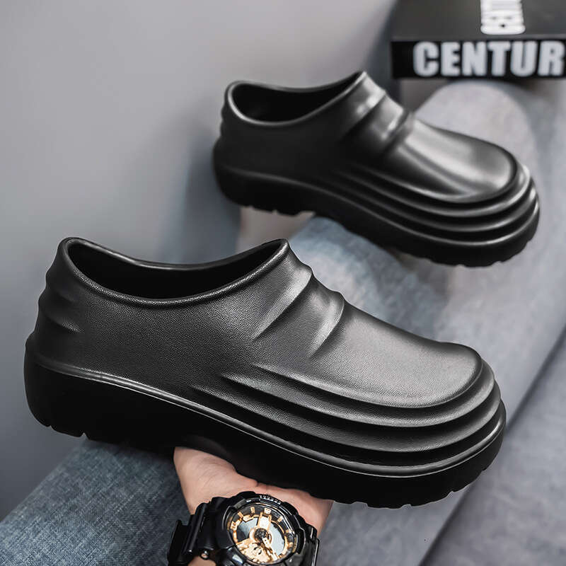 Chef Shoes Waterproof Non Slip Soft Lightweight Thick Sole Work Shoes Nurse Closed Toe Kitchen Clogs Unisex Work Sneakers - view 3