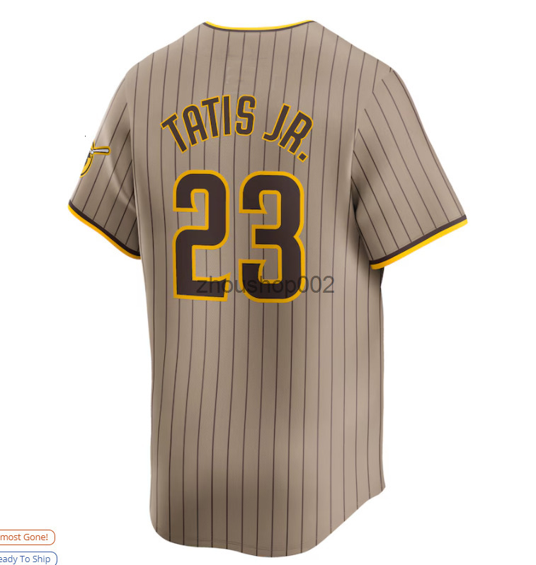 Custom Fernando Tatis Jr Jersey Manny Machado Xander Bogaerts Yu Darvish Jake Cronenworth Hosmer HaSeong Kim Joe Musgrove Basaball Jersey