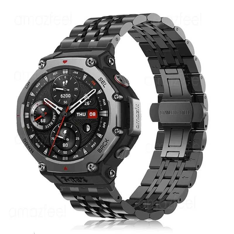 Stainless Steel Strap for AMAZFIT T REX 3 Smart Watch Bracelet for Amazfit TRex 3 Wristband for amazfit t rex 3 Metal Watchband Z250924
