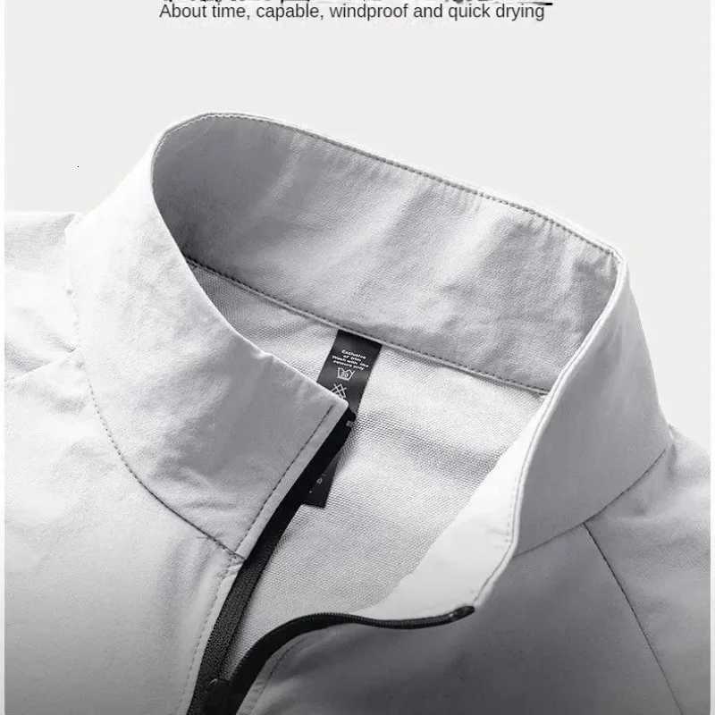 Mens QuickDry Sports Set Autumn Track and Field Zipper Training Running LongSlve Shirts for Cycling Gym Wear Men X250924