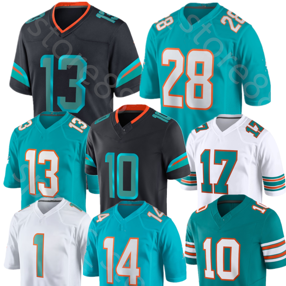 Tyreek Hill 1 Tua Tagovailoa Jaylen Waddle Football Jersey Devon Achane Bradley Chubb Dan Marino Chop Robinson Quinn Ewers Kenneth Grant Jaylen Wright Darren Waller