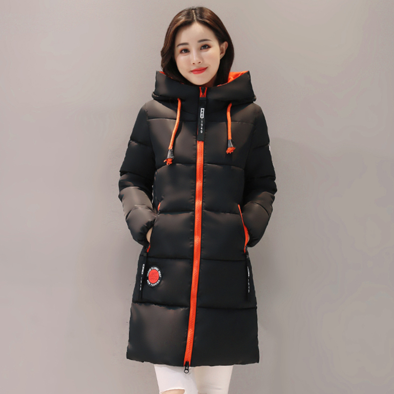 Women Winter Jacket Hooded Warm Thicken Cotton Padded Women Winter Coat Female Outwear Parka Casaco Feminina Inverno 200928